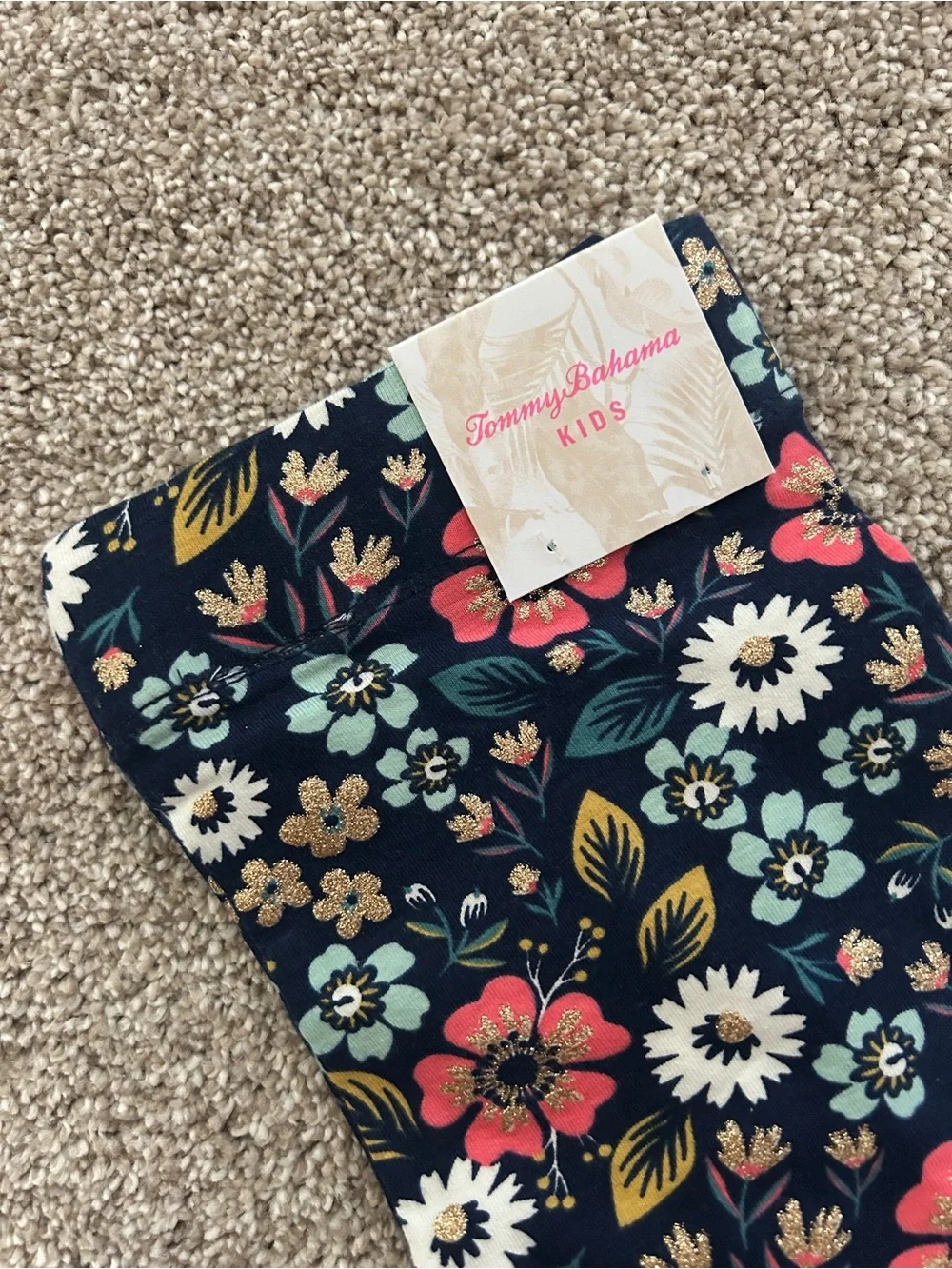 Tommy Bahama Girls Navy Floral 